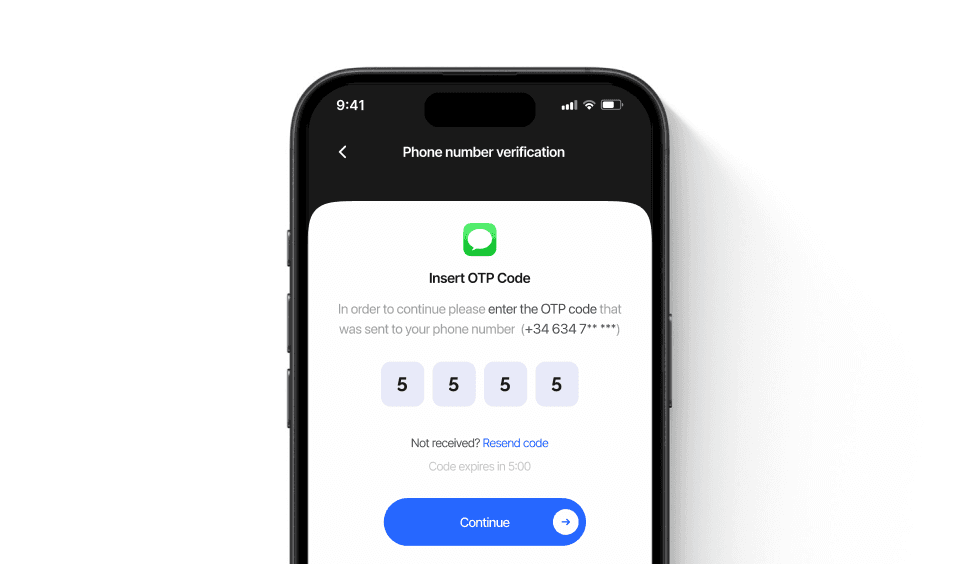 Phone Verification UI